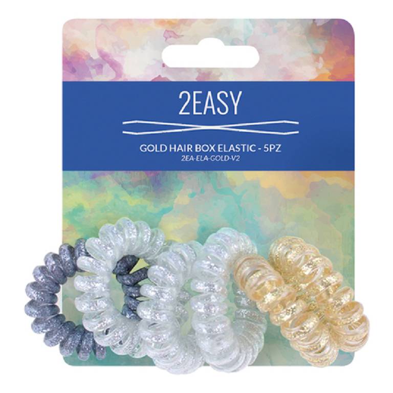 2EASY GOLD HAIR BOX ELASTIC5PZ