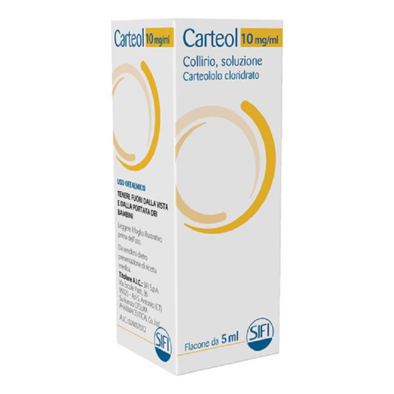 CARTEOL*COLLIRIO 5ML 10MG/ML