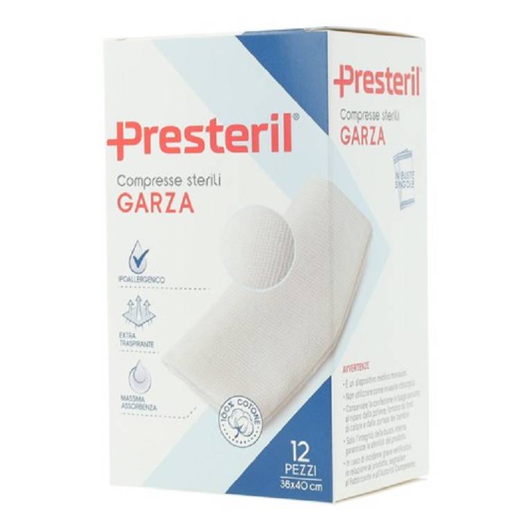 GARZA MEDIPRESTERIL 12/8 36X40